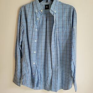Dockers Mens Long Sleeve Dress Shirt Size S/p 60% Cotton
